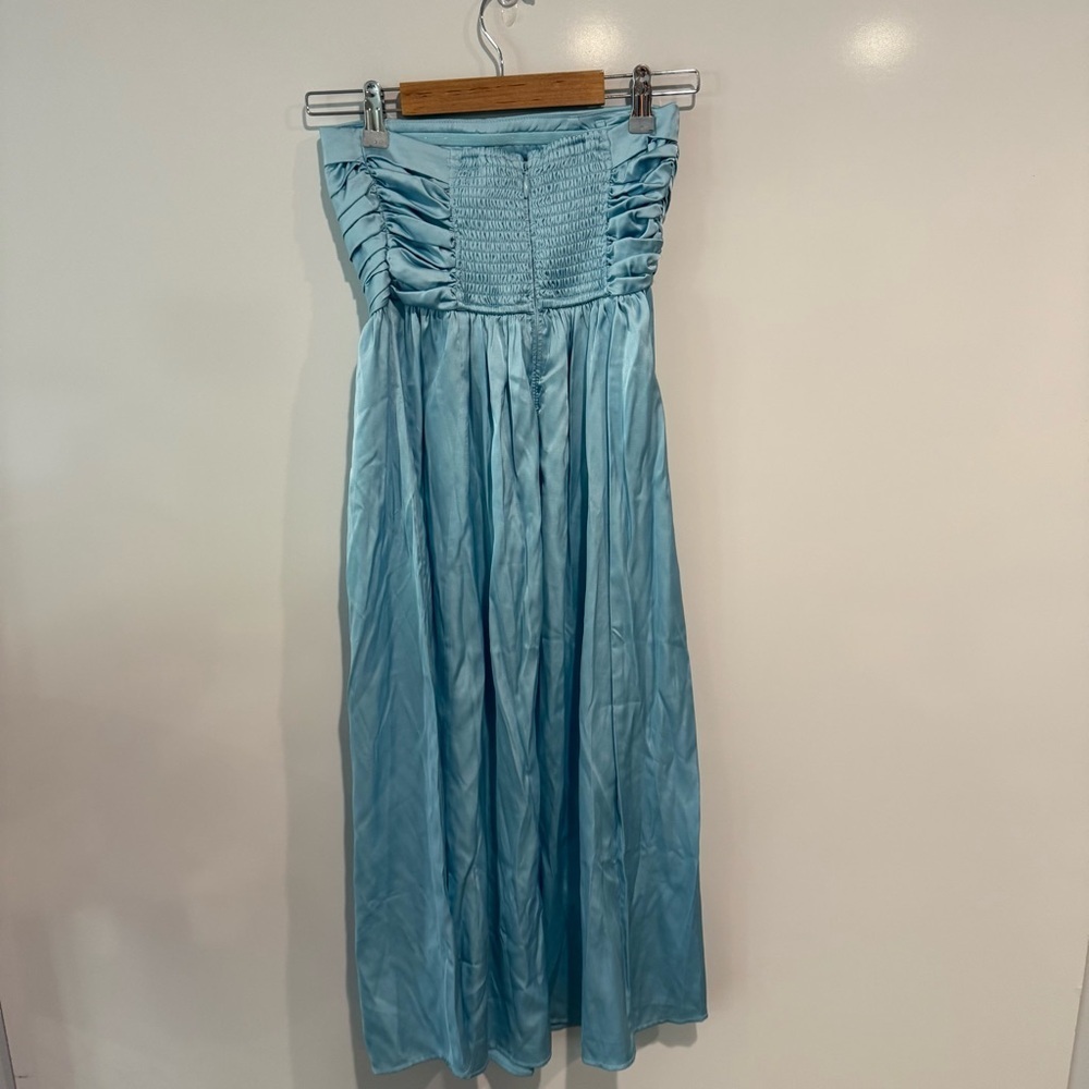 NWT Abercrombie & Fitch Emerson Strapless Midi Dress - Picture 6 of 10